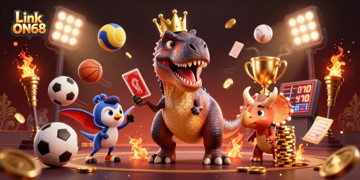 Experience thrilling gameplay with the Link ON68, featuring dynamic sports action and vibrant colors.