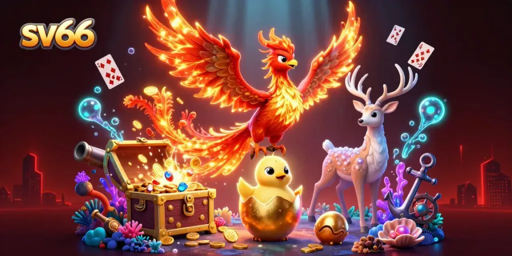 Engage with sv66 for thrilling casino gameplay featuring dynamic elements and colorful characters.