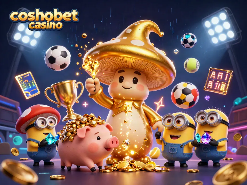 Engage with cosmobet casino in a magical 3D world full of treasures and vibrant sports elements.