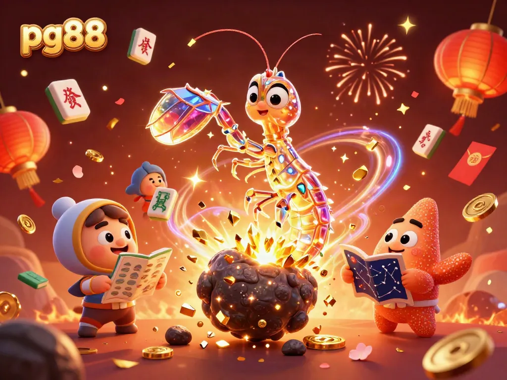 Win big with pg88's thrilling casino action showcased in a vibrant 3D illustration.