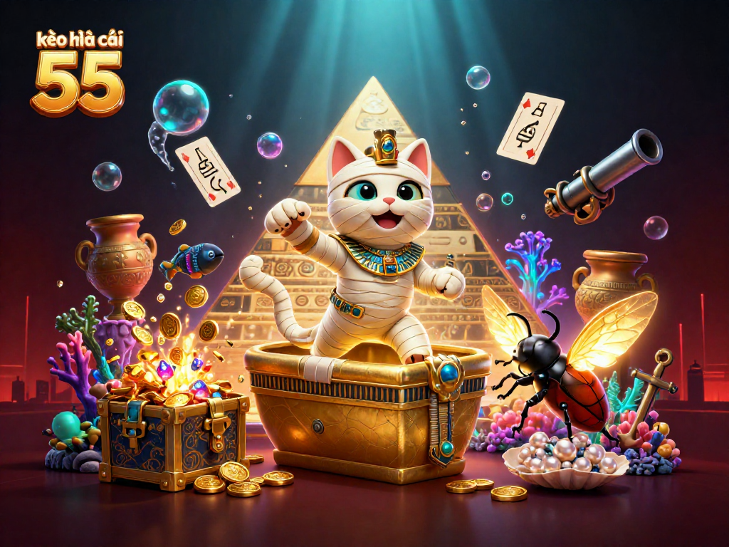 Play and win with kèo nhà cái 55 at an exhilarating pyramid casino scene
