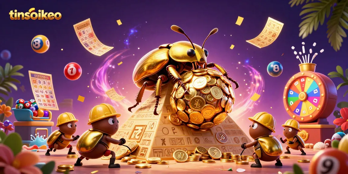 Betting on success with tinsoikeo as golden coins roll in a vibrant 3D illustration.