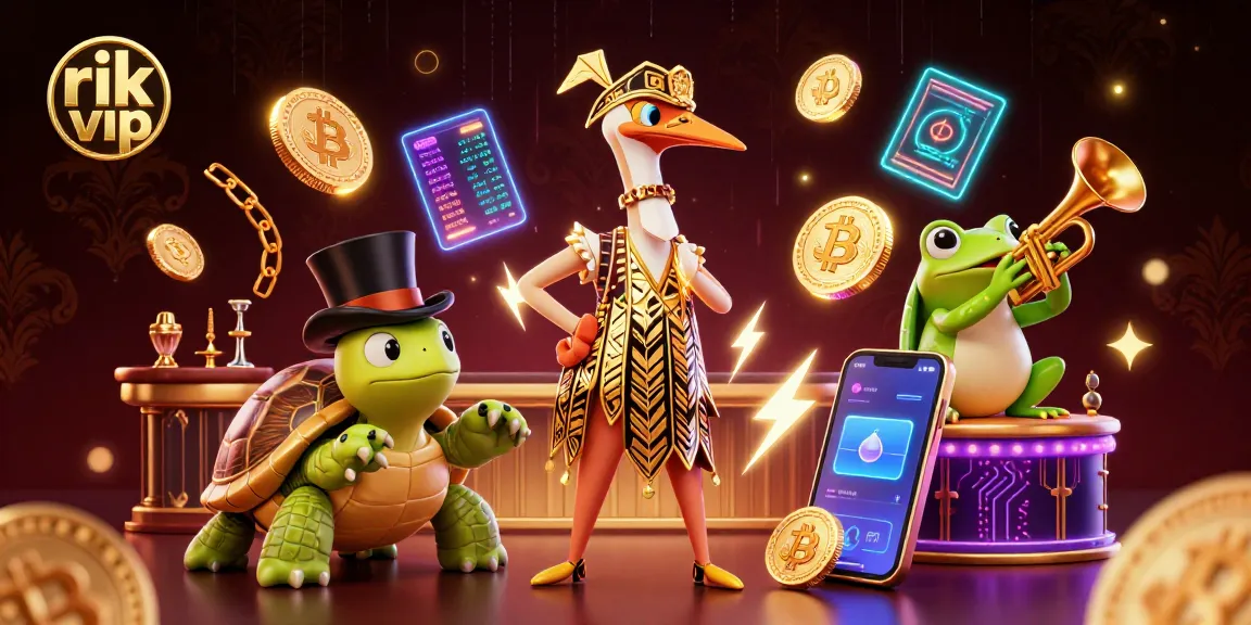 Experience the vibrant atmosphere of rik vip with lively 3D characters amidst a bustling casino backdrop.