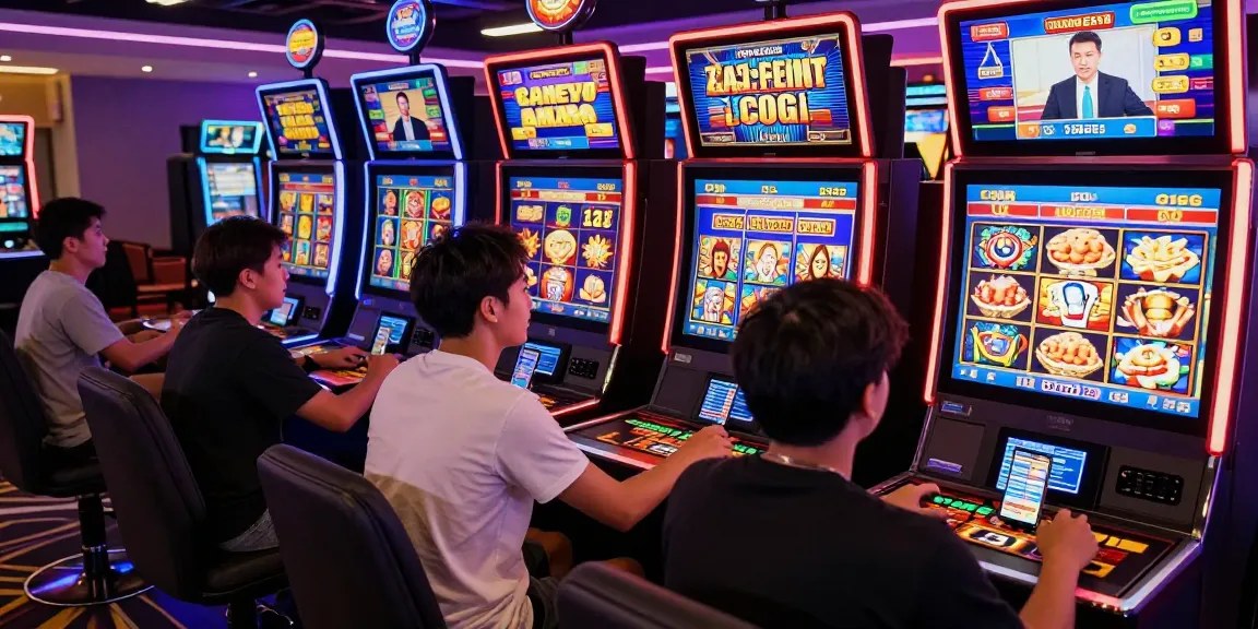 Excited players engaging in thrilling slot gacor games at an online casino.