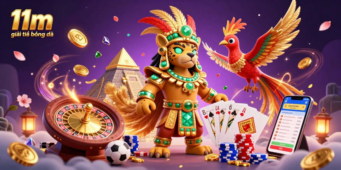 Catch the excitement of 11m giải trí bóng đá as dynamic sports betting elements burst with energy and visual richness.