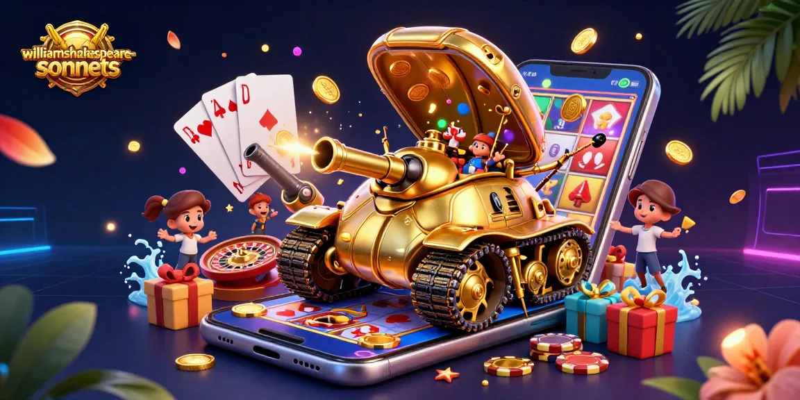 Win exciting jackpots at williamshakespeare-sonnets with our vibrant casino illustration featuring action-packed gaming elements.