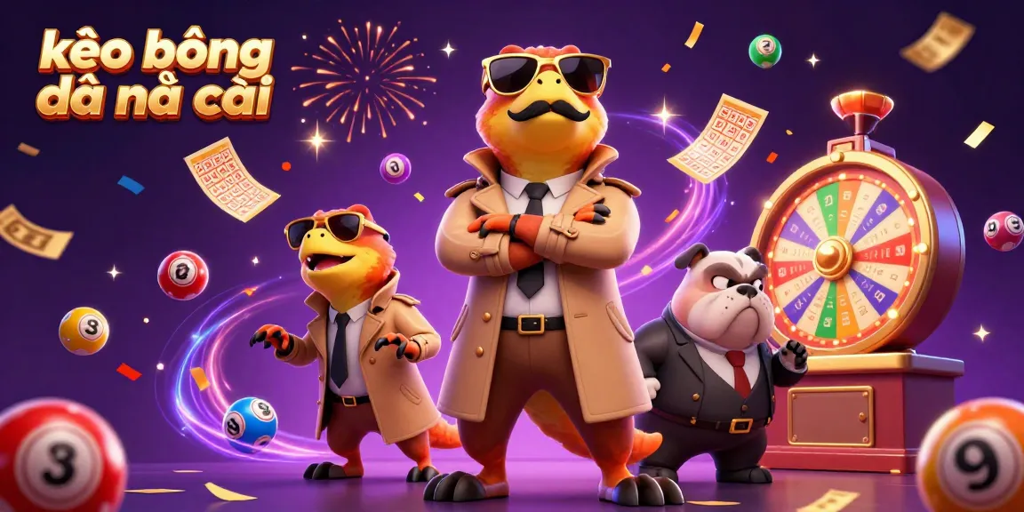 Experience the excitement of kèo bóng đá nhà cái in a lavish casino scene filled with colorful elements.