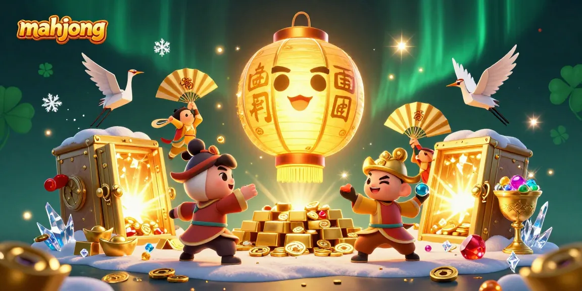 Immerse in mahjong thrills at this vibrant casino with treasures and lucky symbols.