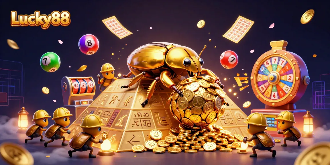 Spin the Lucky88 slot adventure with golden coins and vibrant casino elements.