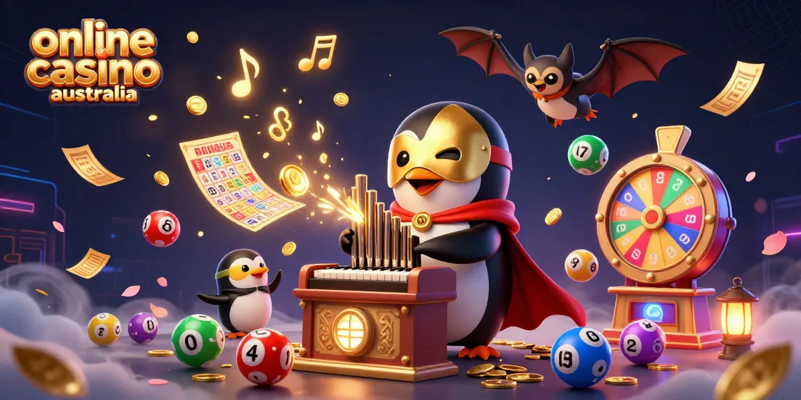 Engage with immersive gaming at an online casino Australia featuring dynamic gold coins and vibrant lottery elements.