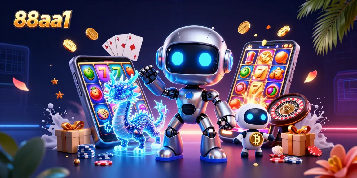 Experience thrilling gameplay at 88aa1 with dynamic slot reels and exciting casino elements.